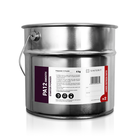 SINTERIT PA12 V2 Smooth Starter- 4kg (8l)