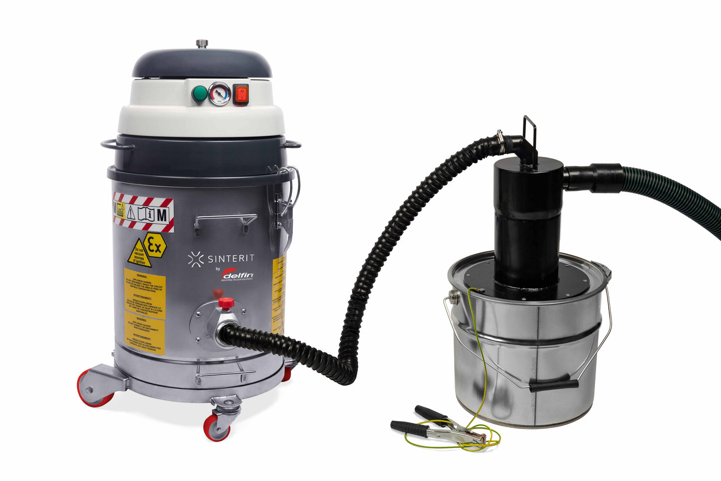 ATEX Industriesauger mit optionalem Powder Seperator (Zyklonabschneider)