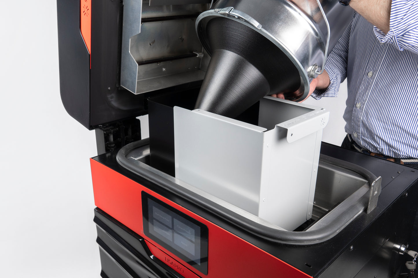 SINTERIT DEDICATED POWDER TOOLS: Zubehör und Werkzeugset für das Pulvermanagement, Nachbearbeitung der 3D-Drucke und Wartung